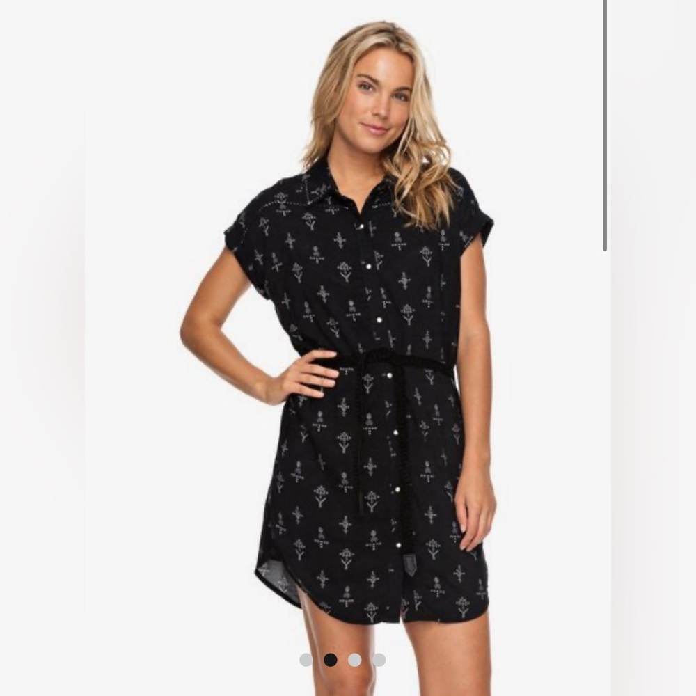 Roxy Canyon Space Short Sleeve Shirt Dress